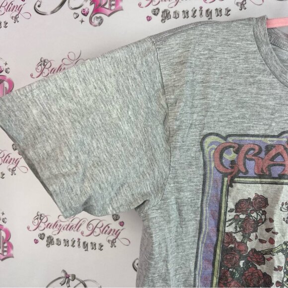 Grateful Dead shirt tee skulls floral flowers T-Shirt with Skeleton Graphic - Picture 5 of 9